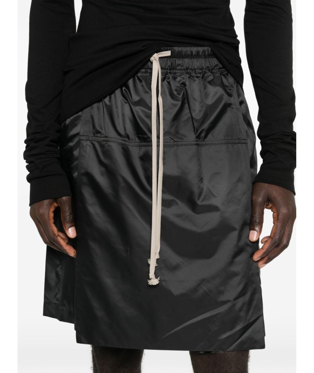 MONCLER Черная юбка миди, фото 4