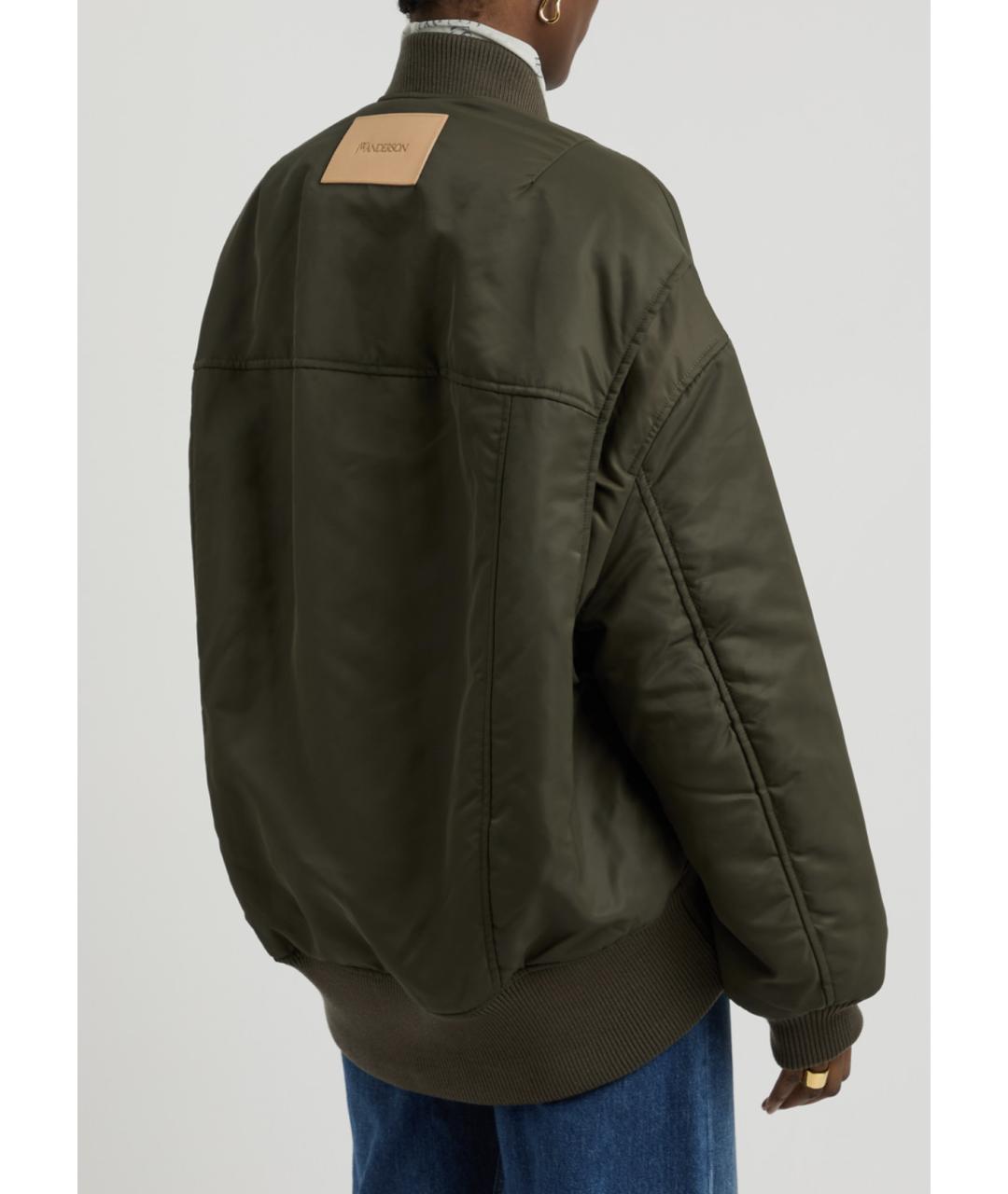 J.W.ANDERSON Хаки полиамидовая куртка, фото 4