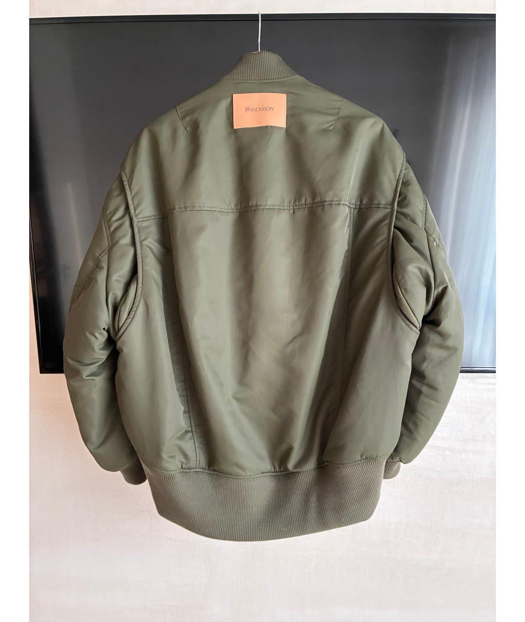 J.W.ANDERSON Хаки полиамидовая куртка, фото 2