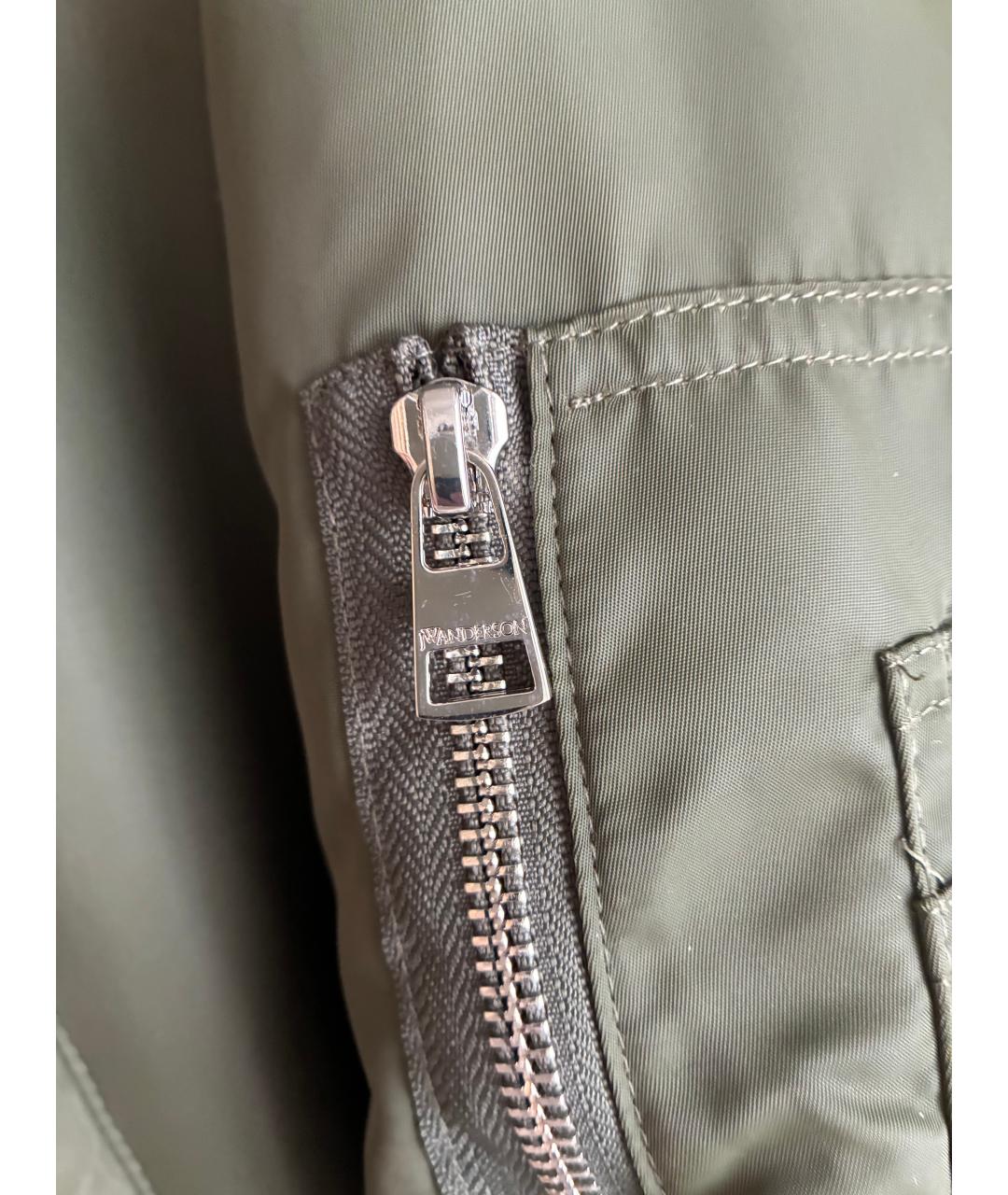 J.W.ANDERSON Хаки полиамидовая куртка, фото 3