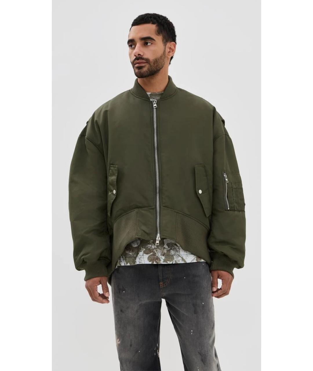 J.W.ANDERSON Хаки полиамидовая куртка, фото 7