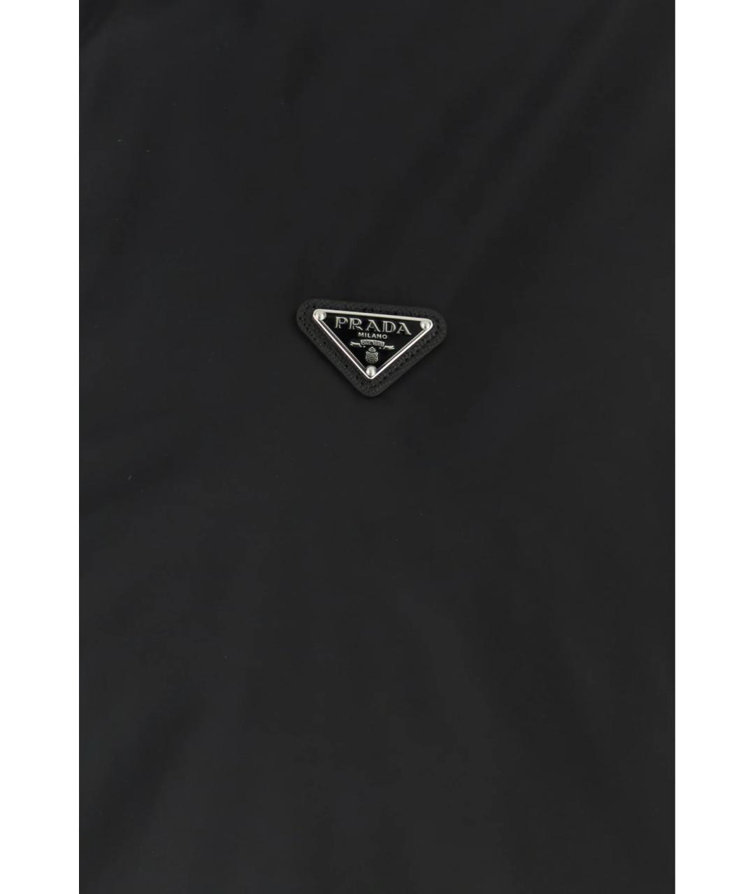 PRADA Черная полиамидовая куртка, фото 3