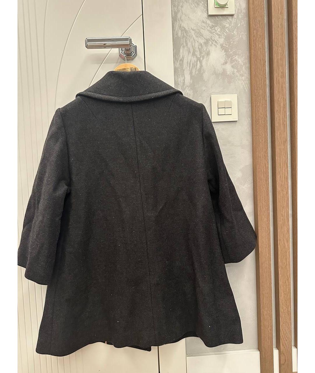 DOLCE&GABBANA Антрацитовое шерстяное пальто, фото 3