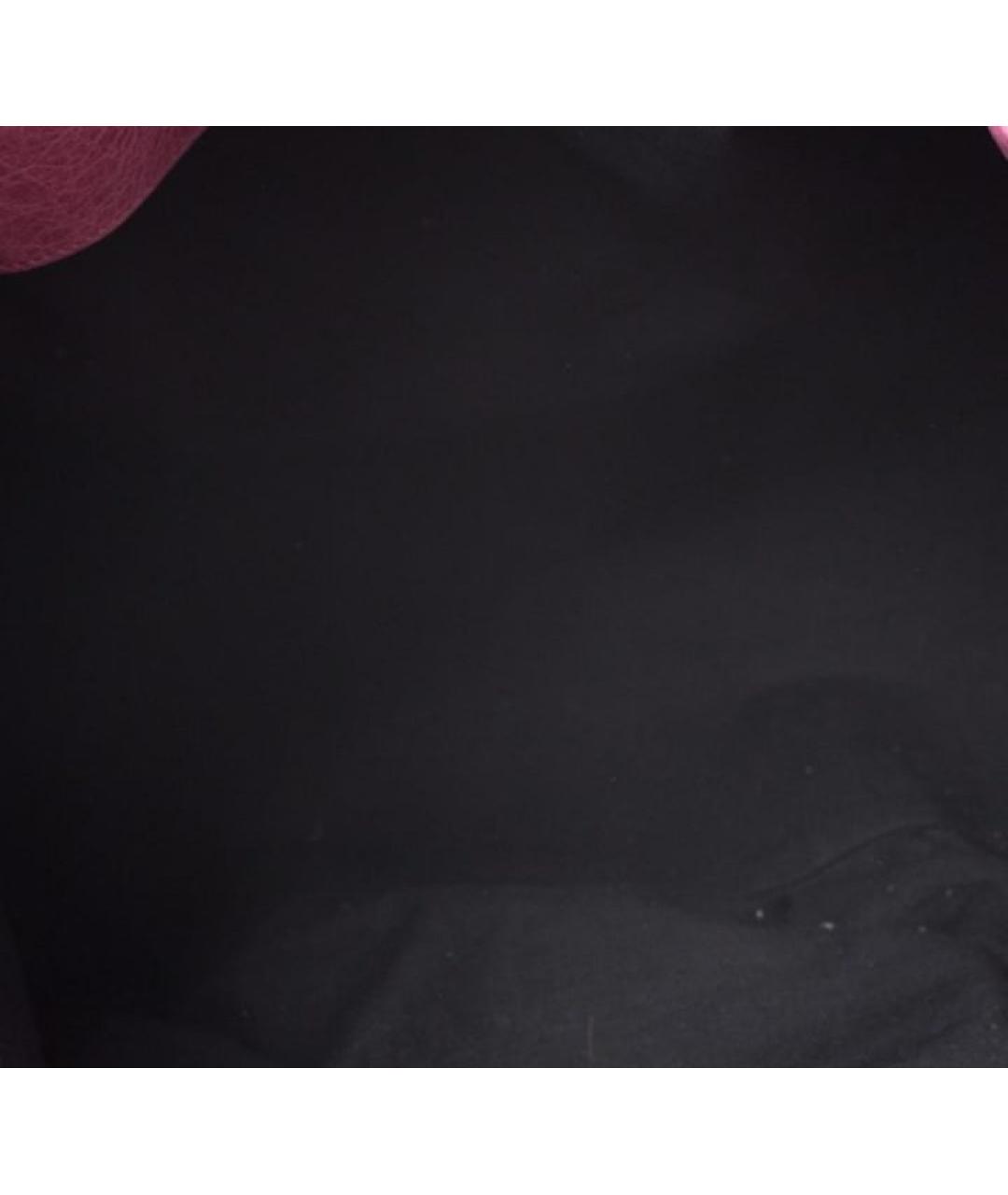 BALENCIAGA Фуксия кожаная сумка с короткими ручками, фото 4