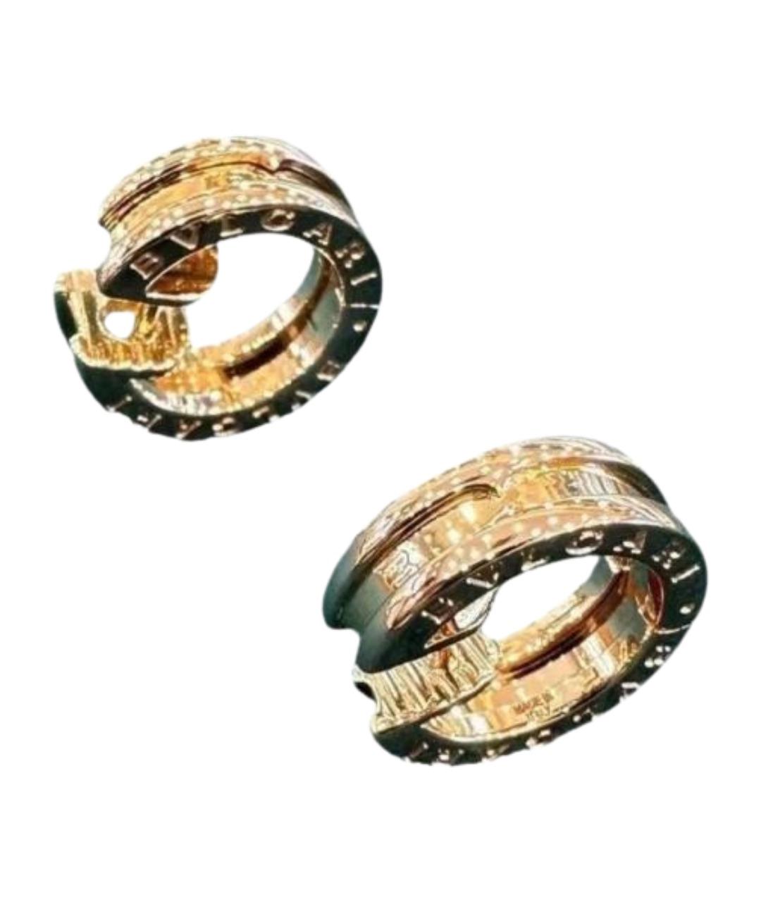 BVLGARI Золотые серьги из розового золота, фото 1