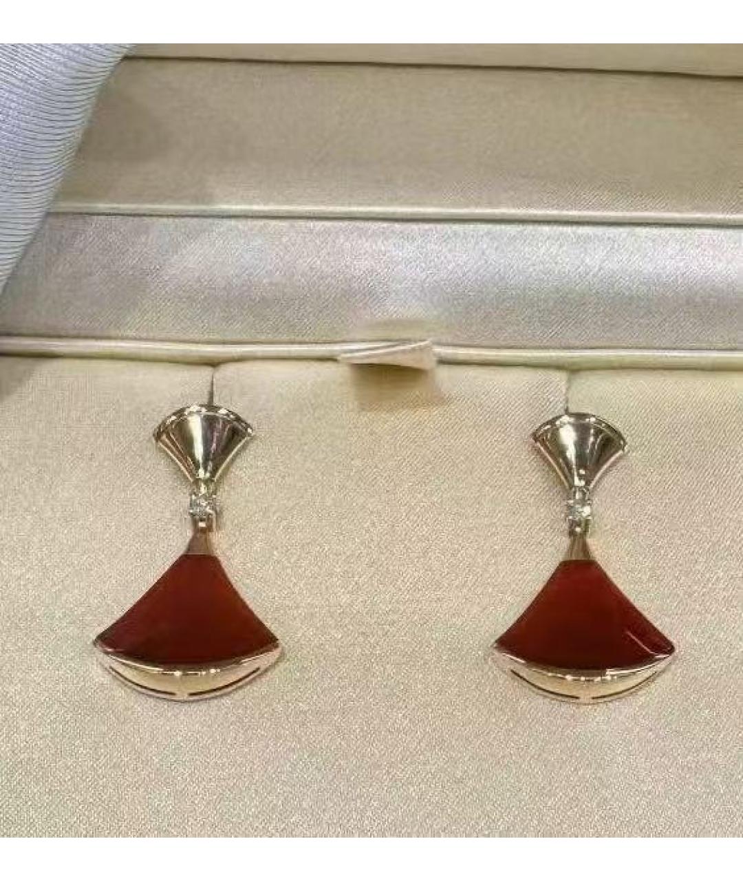 BVLGARI Золотые серьги из розового золота, фото 2