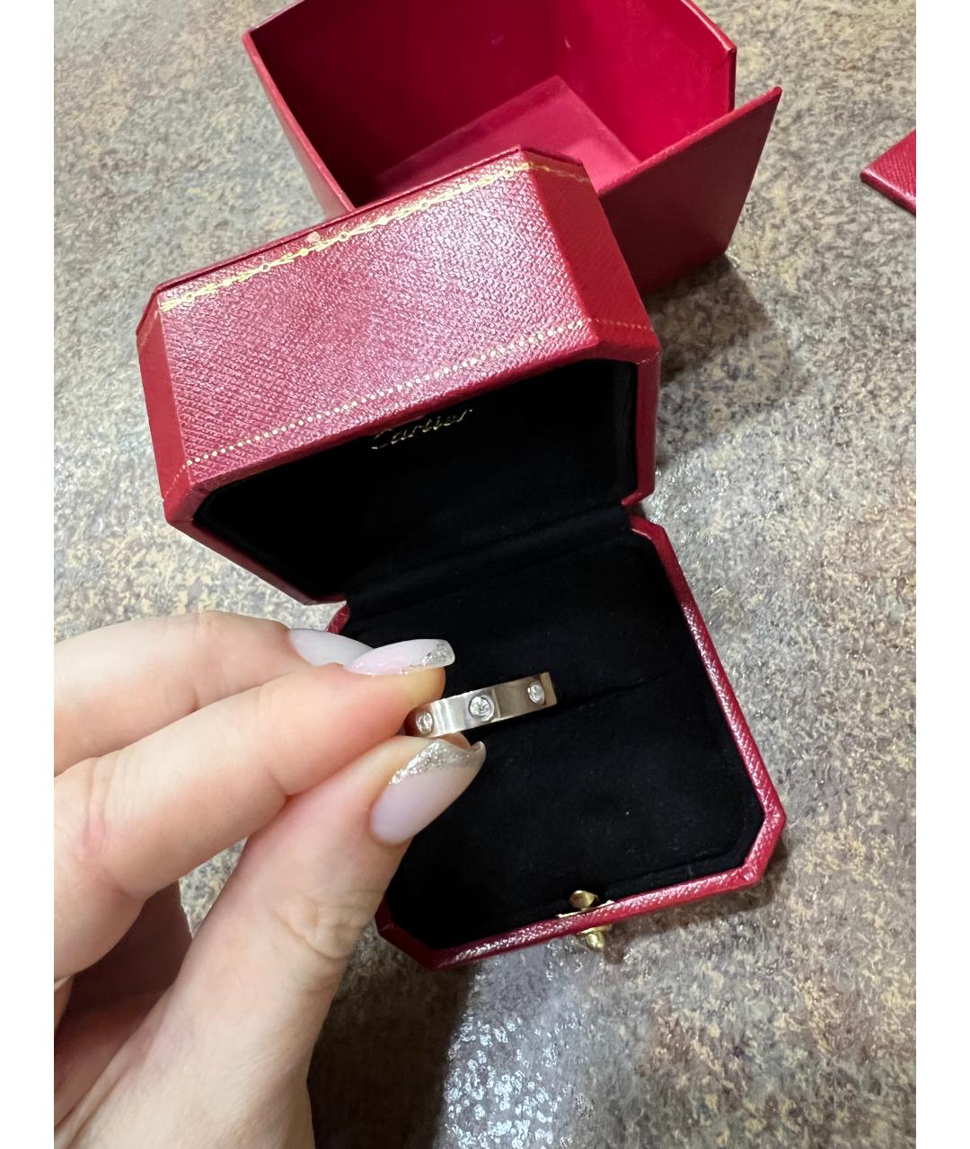 CARTIER Белое кольцо из белого золота, фото 3