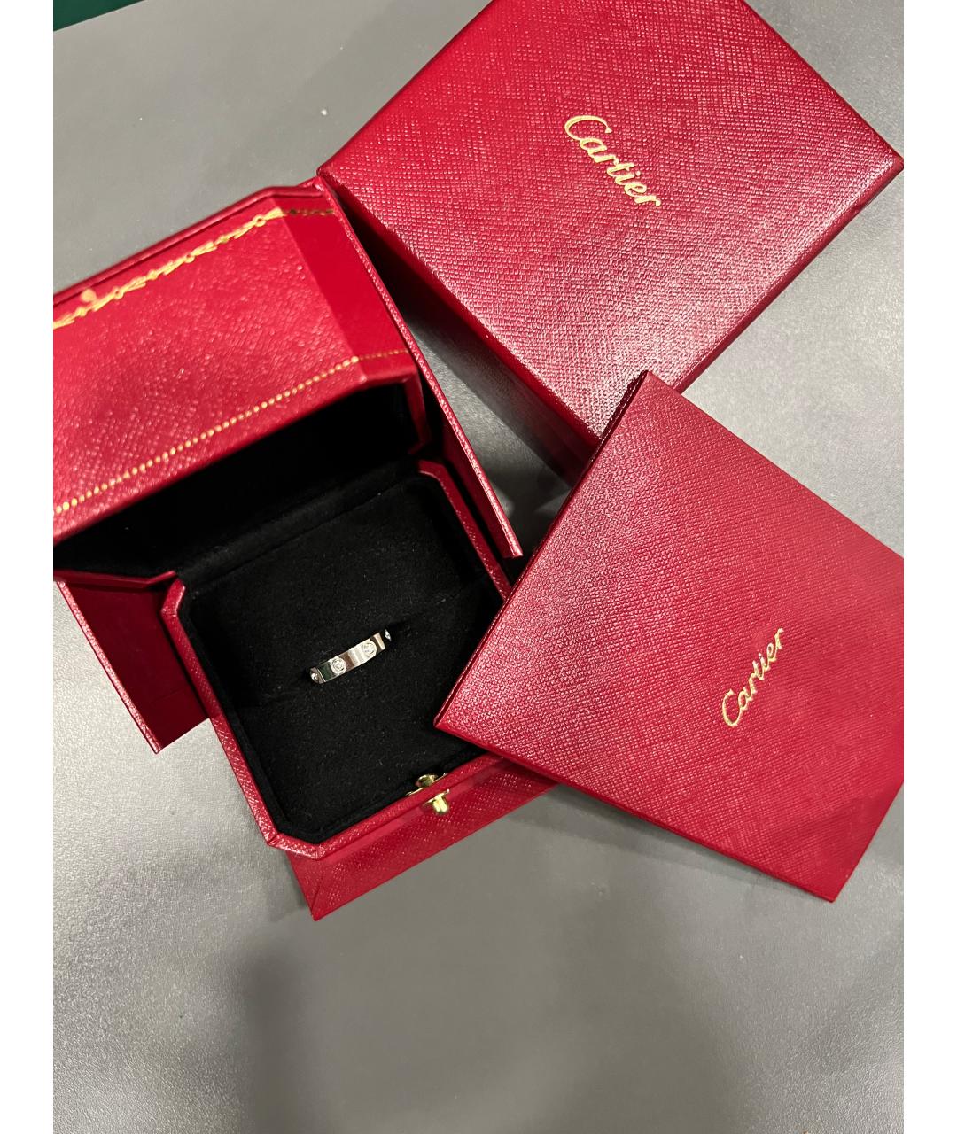 CARTIER Белое кольцо из белого золота, фото 2