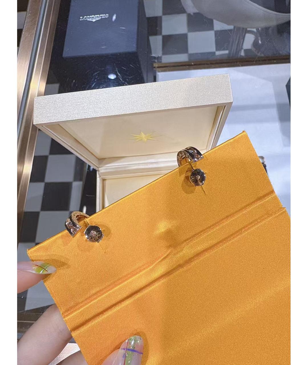 BVLGARI Золотые серьги из розового золота, фото 4