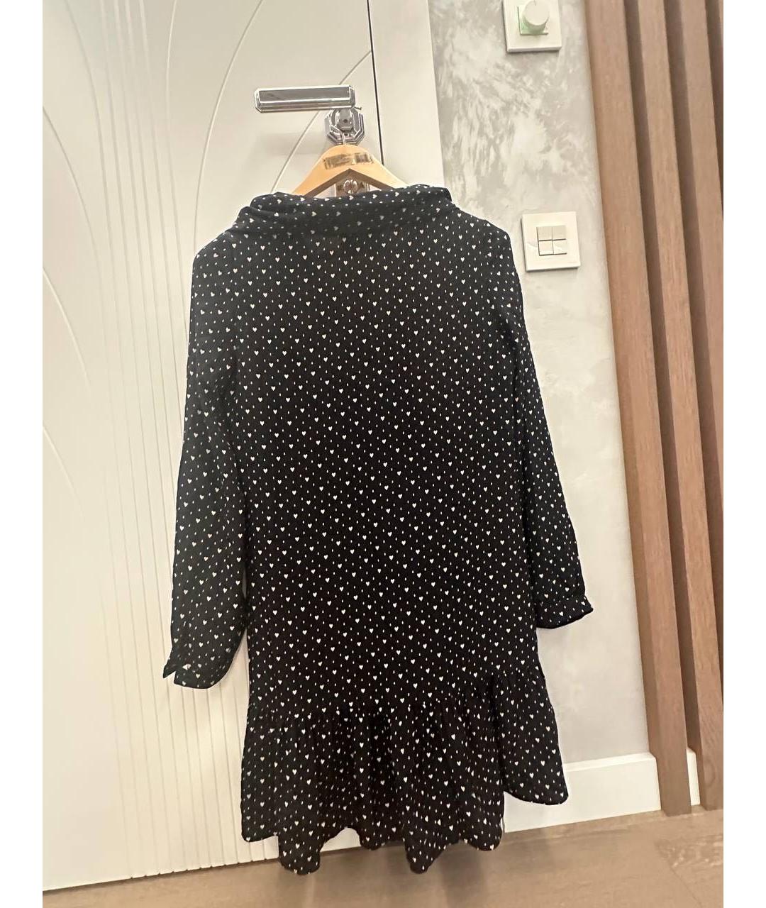 SAINT LAURENT Черное шелковое коктейльное платье, фото 4