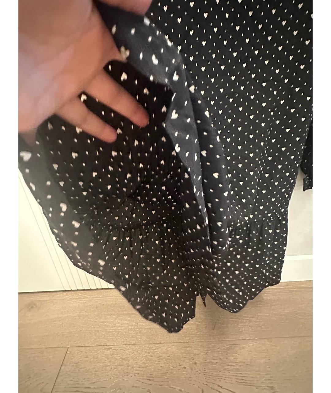 SAINT LAURENT Черное шелковое коктейльное платье, фото 5