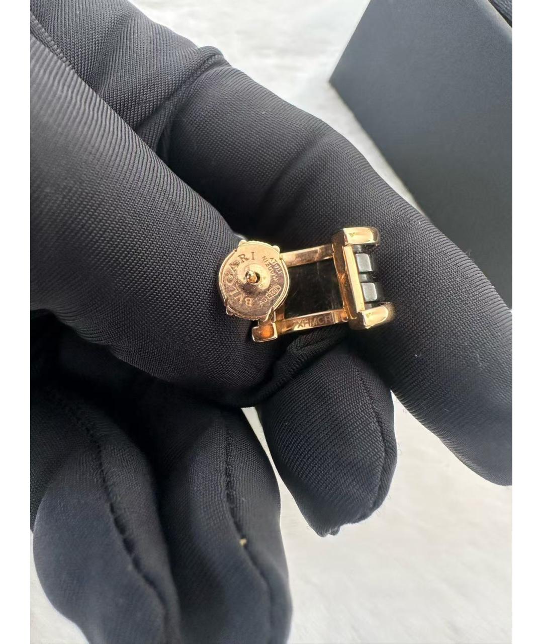 BVLGARI Золотые серьги из розового золота, фото 3