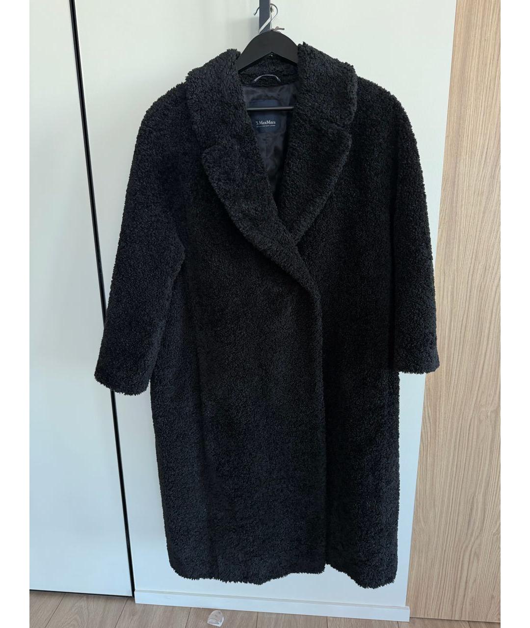 'S MAX MARA Черная шуба, фото 7