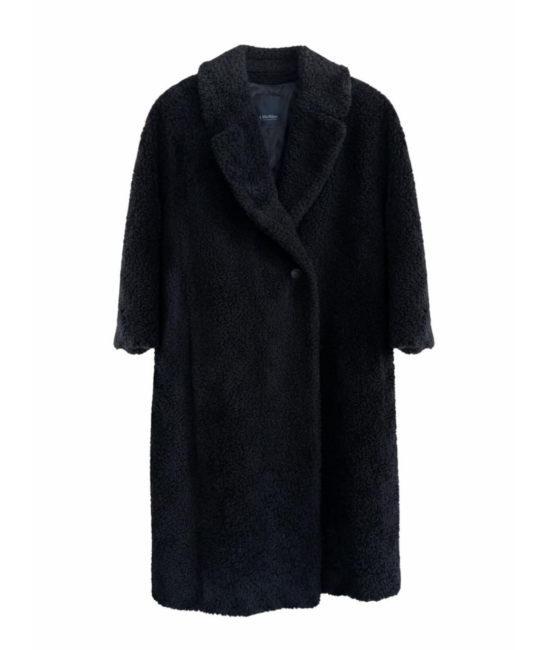 'S MAX MARA Черная шуба, фото 1
