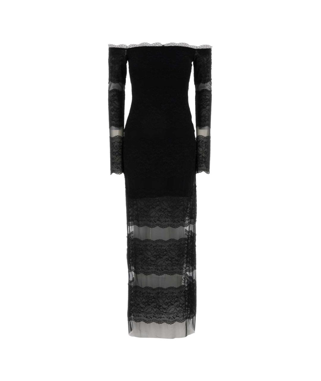 BLUMARINE Черное полиамидовое платье, фото 1