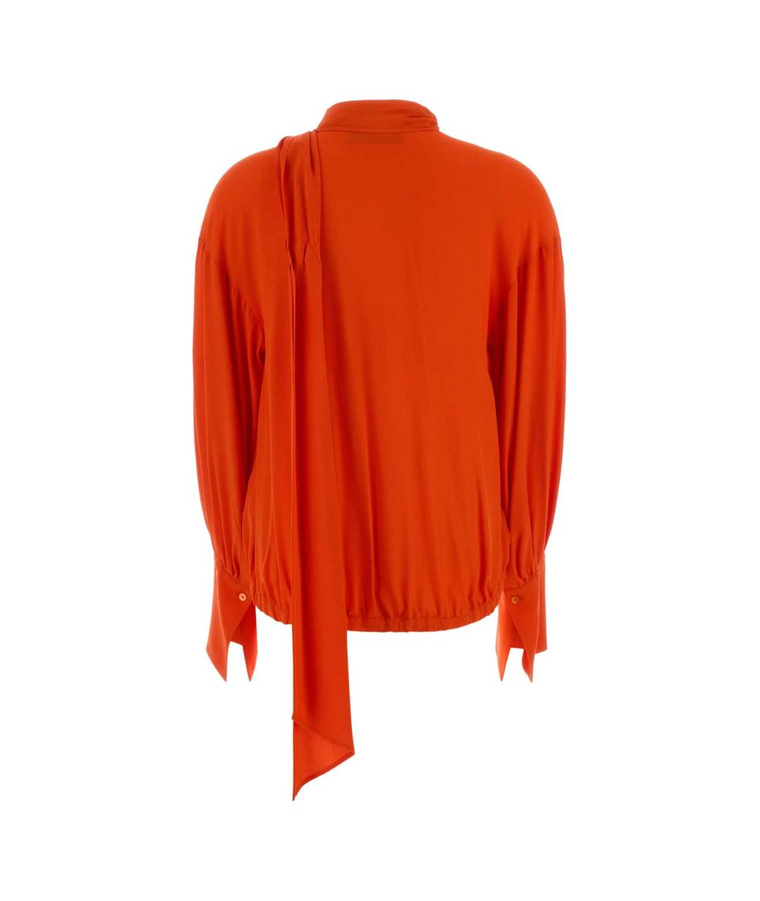 BLUMARINE Оранжевая вискозная блузы, фото 2
