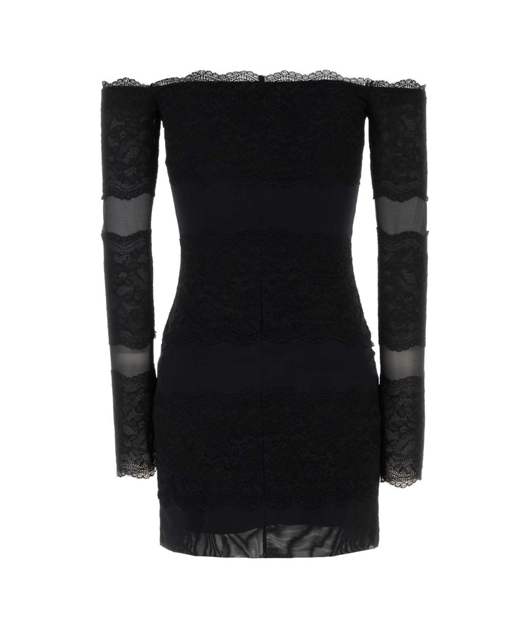 BLUMARINE Черное полиамидовое платье, фото 2