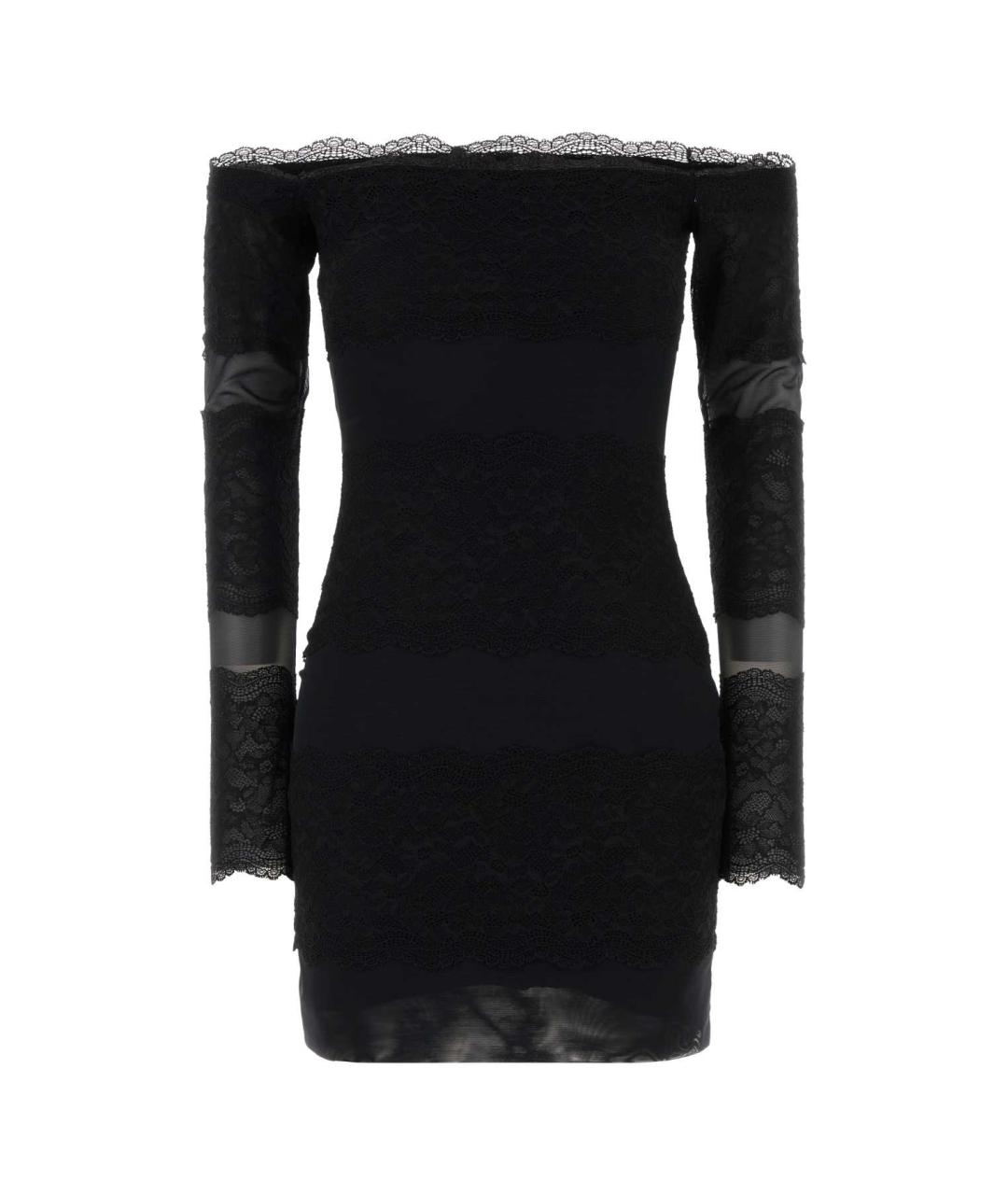 BLUMARINE Черное полиамидовое платье, фото 1