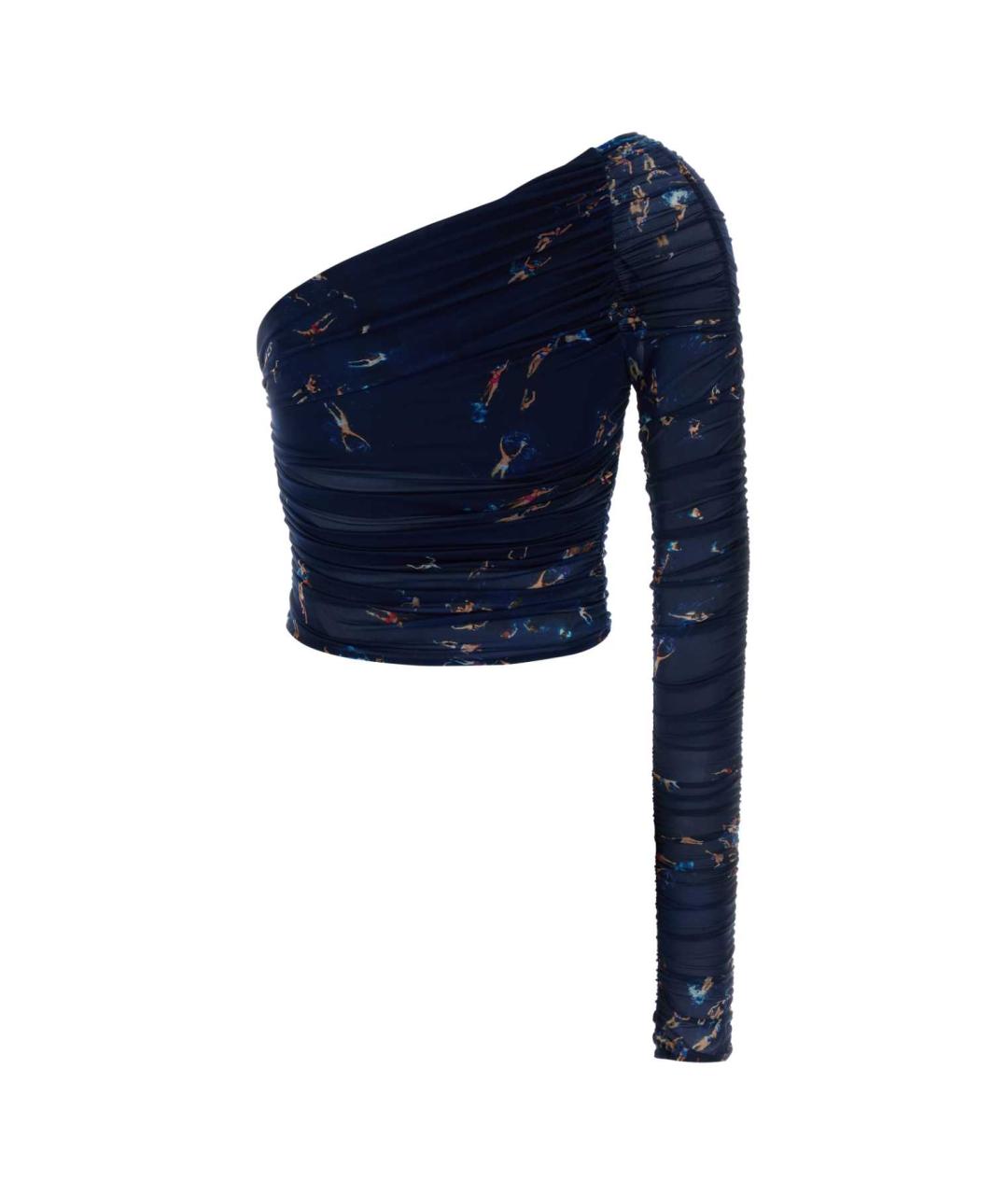 BLUMARINE Мульти полиамидовая майка, фото 2