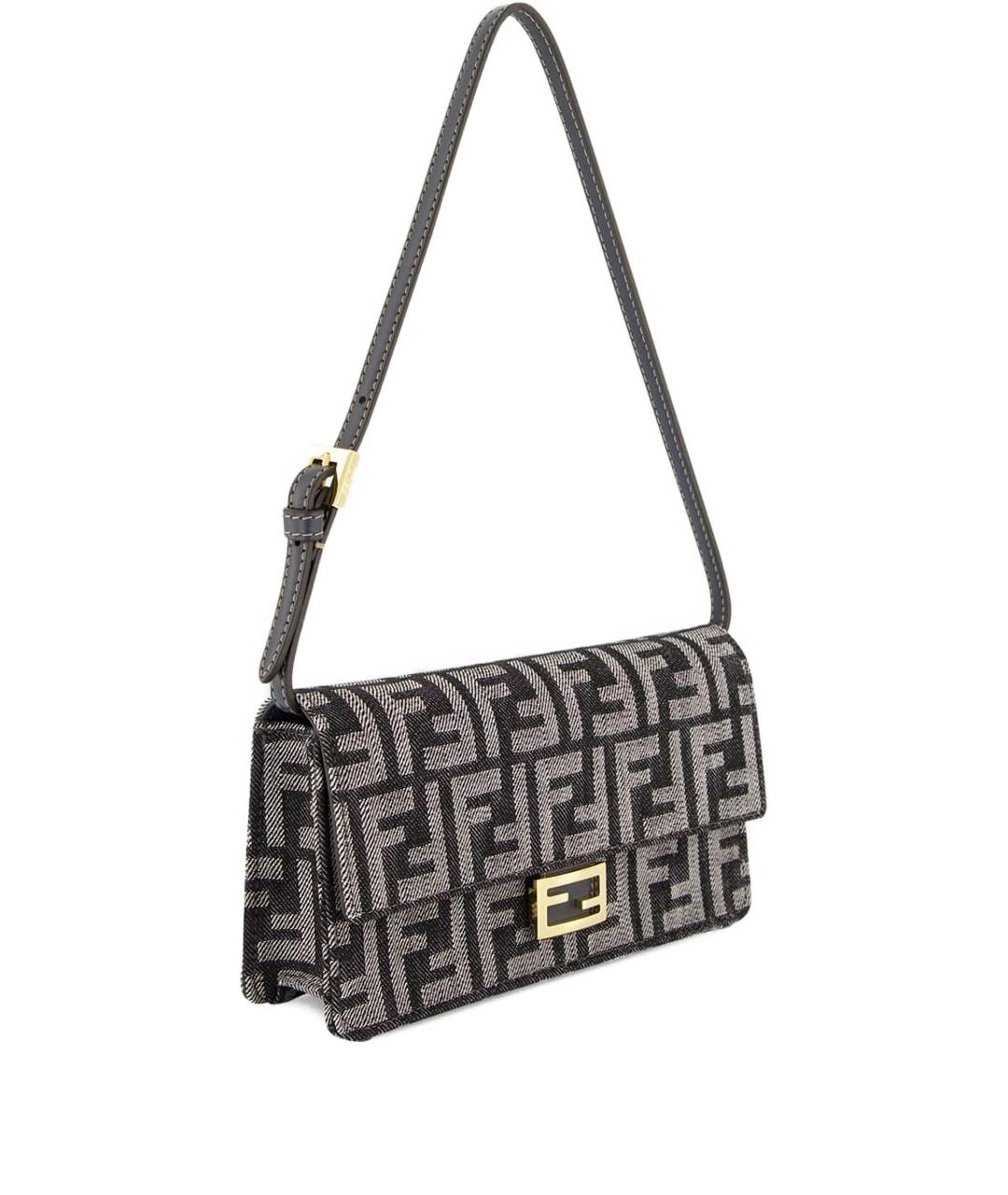 FENDI Синяя сумка через плечо, фото 2