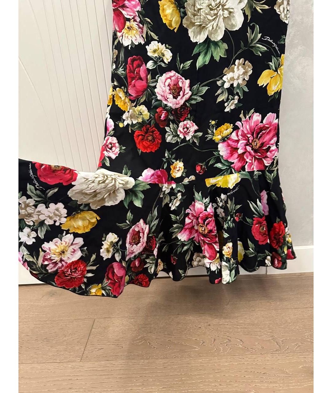 DOLCE&GABBANA Мульти вискозный сарафан, фото 4