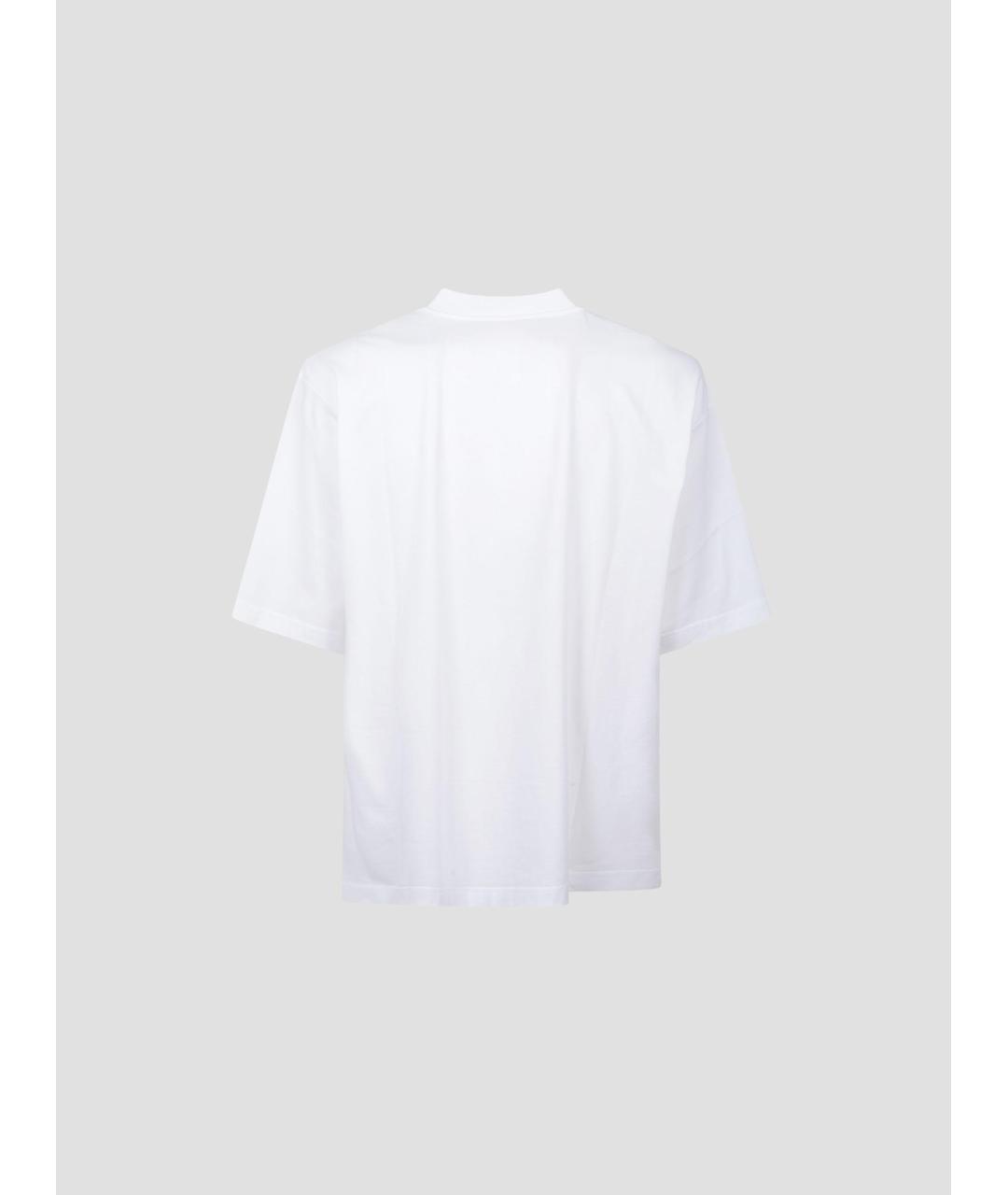 MARNI Белая хлопковая футболка, фото 2
