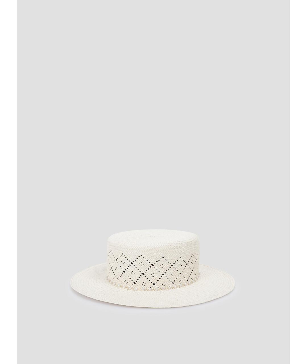 MAISON MICHEL Белая шляпа, фото 2