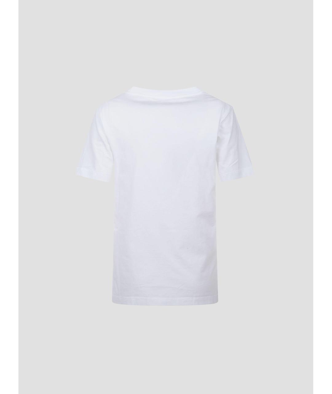 MARNI Белая хлопковая футболка, фото 2