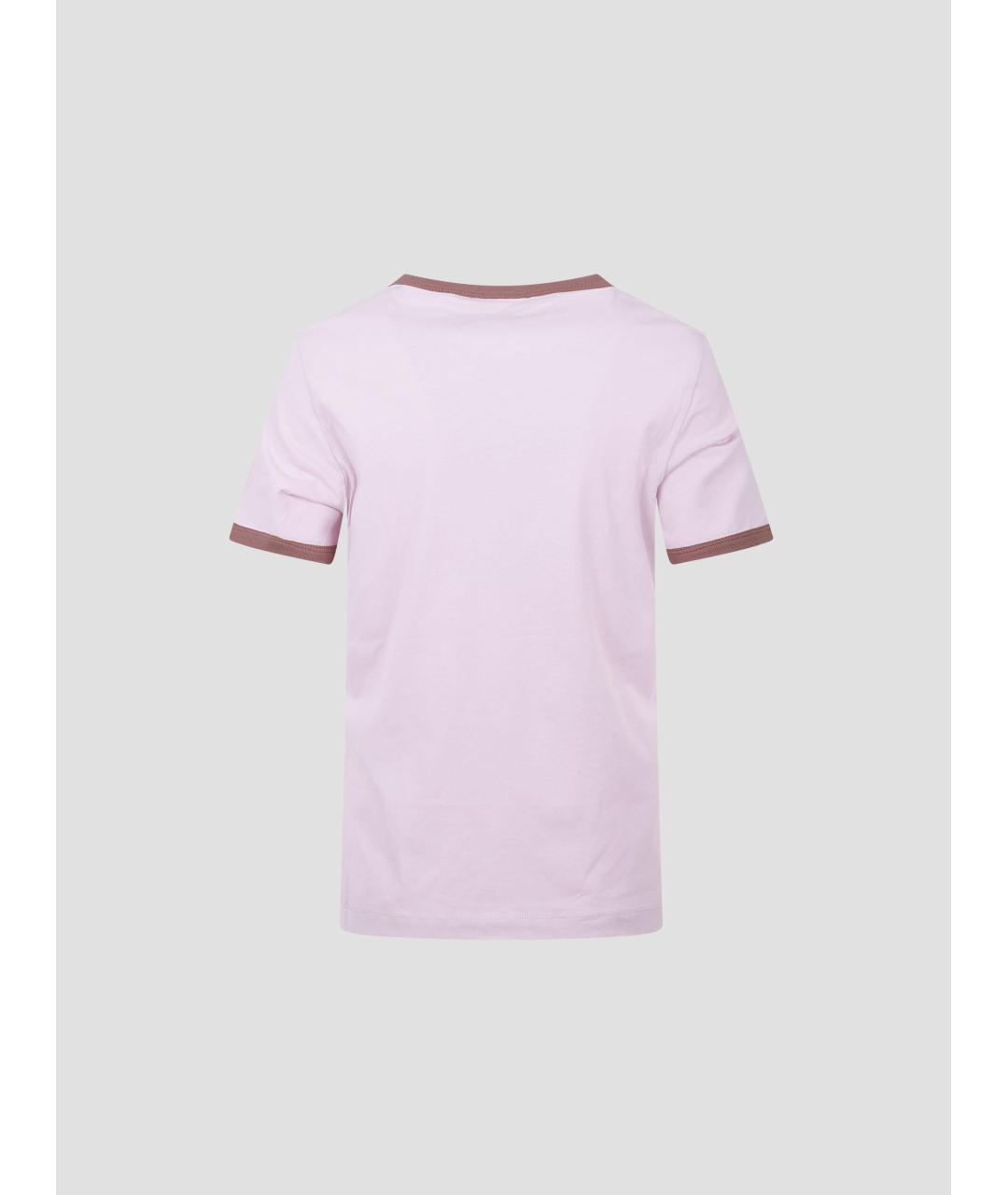 MARNI Розовая хлопковая футболка, фото 2