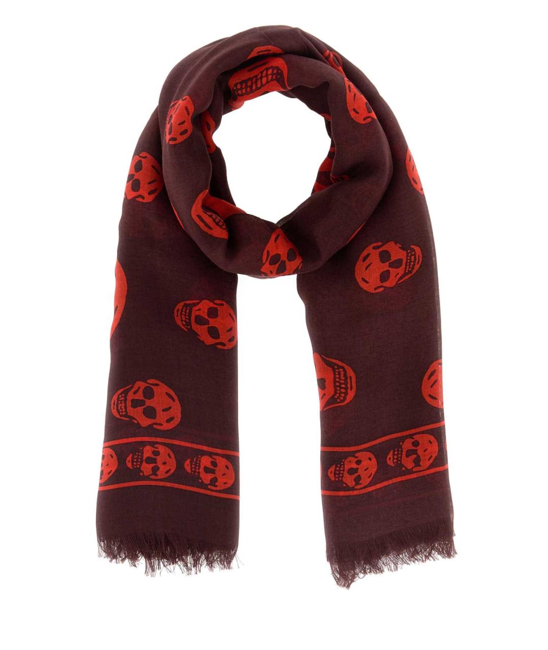 ALEXANDER MCQUEEN Красный шарф, фото 1