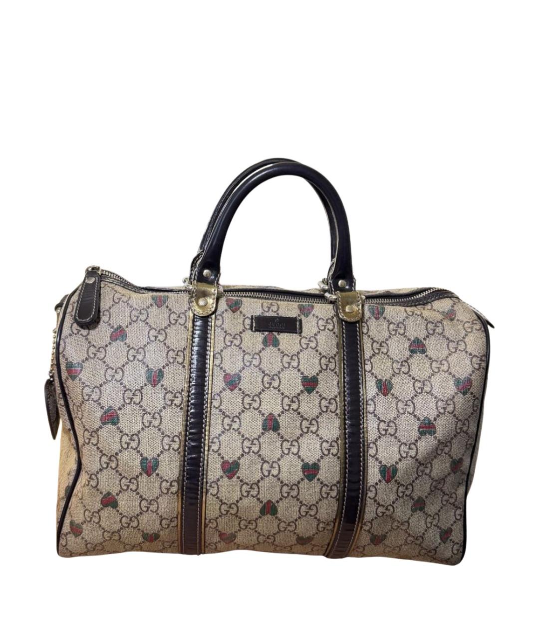 GUCCI Коричневая сумка с короткими ручками, фото 1