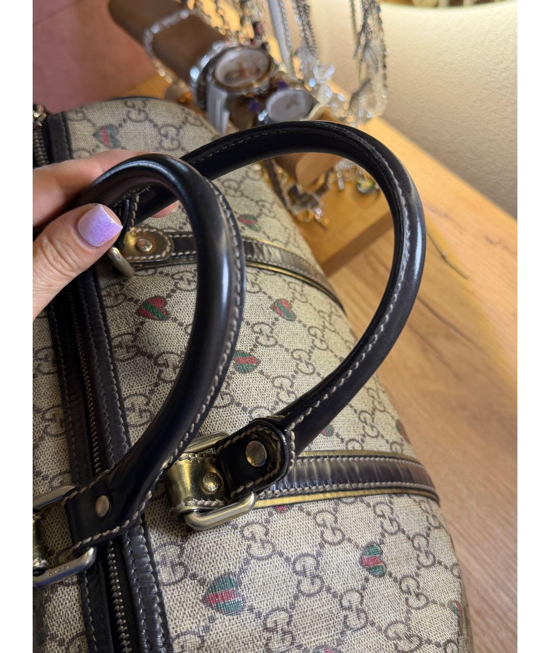 GUCCI Коричневая сумка с короткими ручками, фото 7