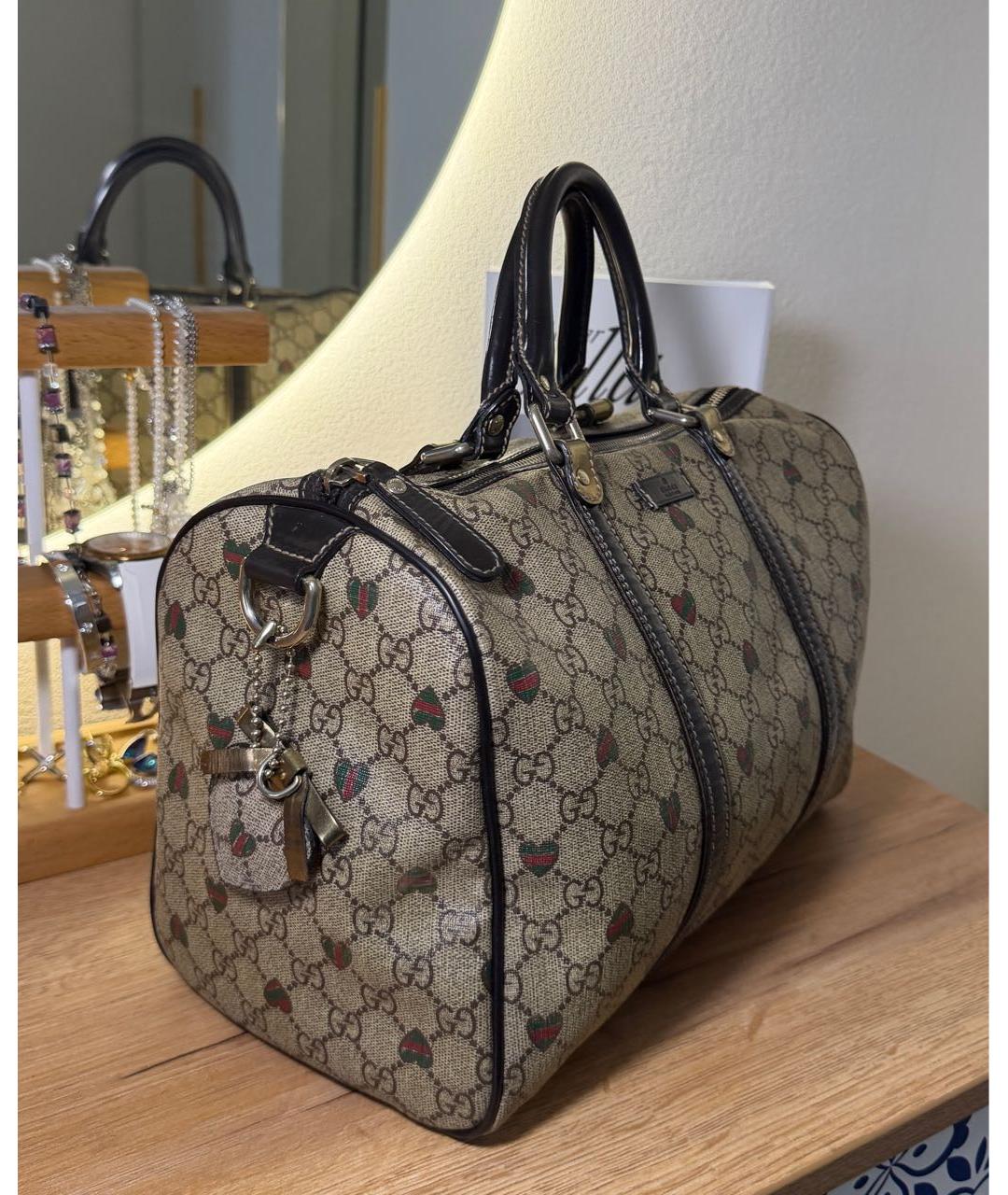 GUCCI Коричневая сумка с короткими ручками, фото 8