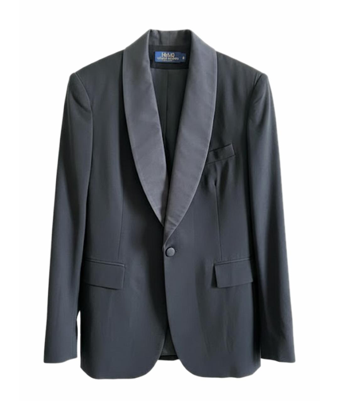 POLO RALPH LAUREN Черный шерстяной жакет/пиджак, фото 1