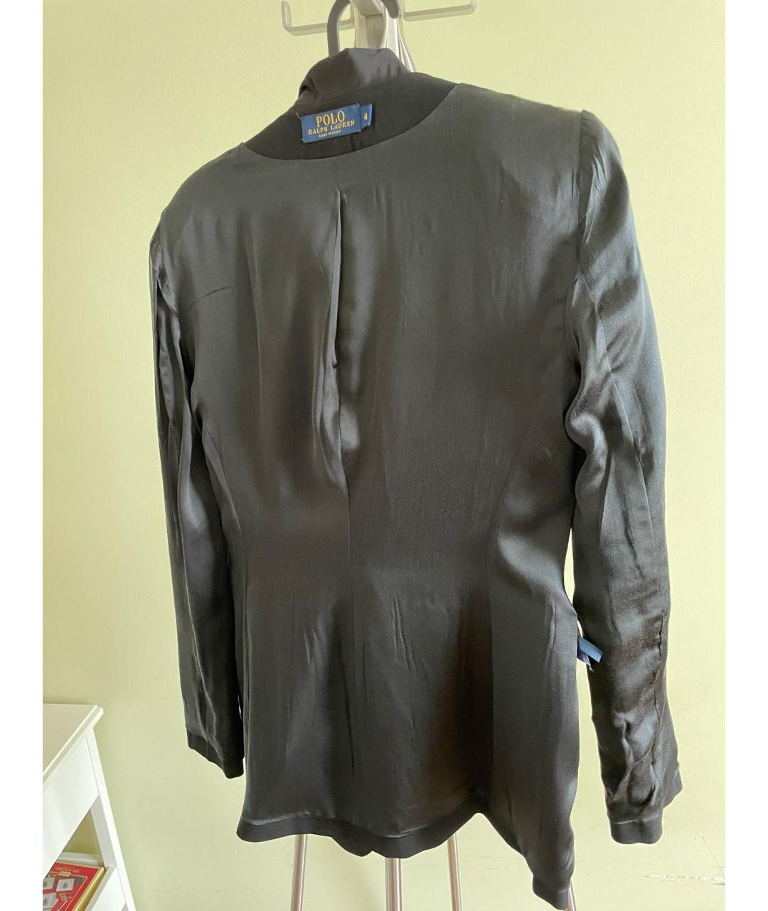 POLO RALPH LAUREN Черный шерстяной жакет/пиджак, фото 4