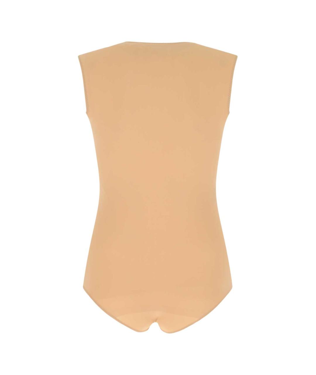 MAISON MARGIELA Бежевая полиамидовая майка, фото 2