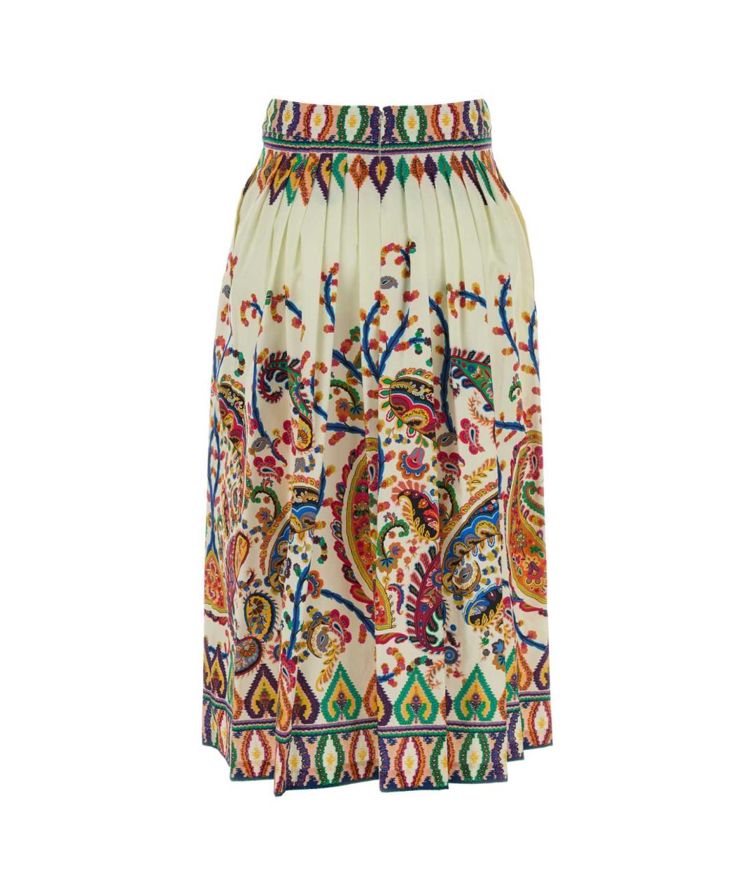 ETRO Мульти хлопковая юбка миди, фото 2