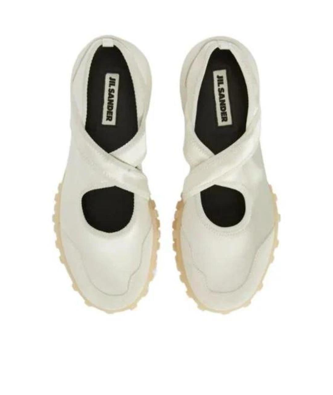 JIL SANDER Белые балетки, фото 4