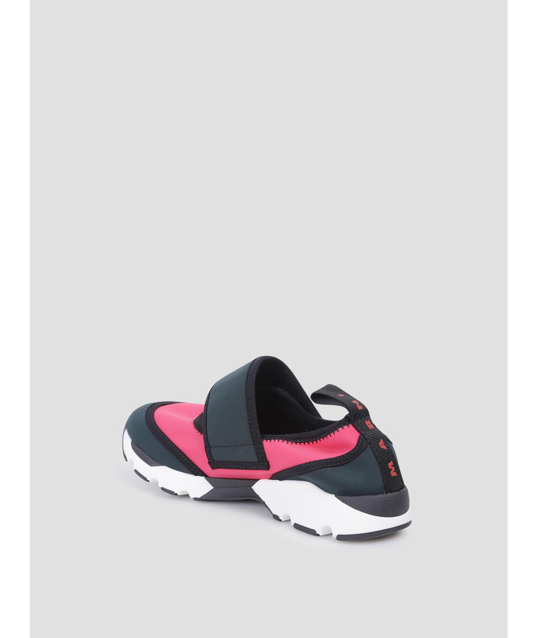 MARNI Мульти текстильные кроссовки, фото 2