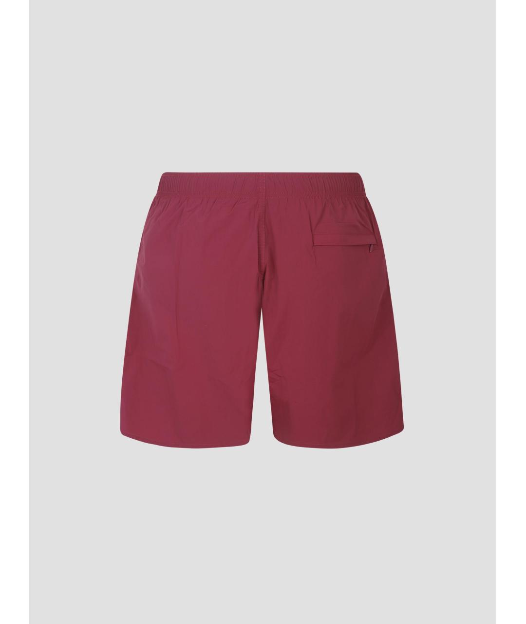 JIL SANDER Красные полиамидовые шорты, фото 2