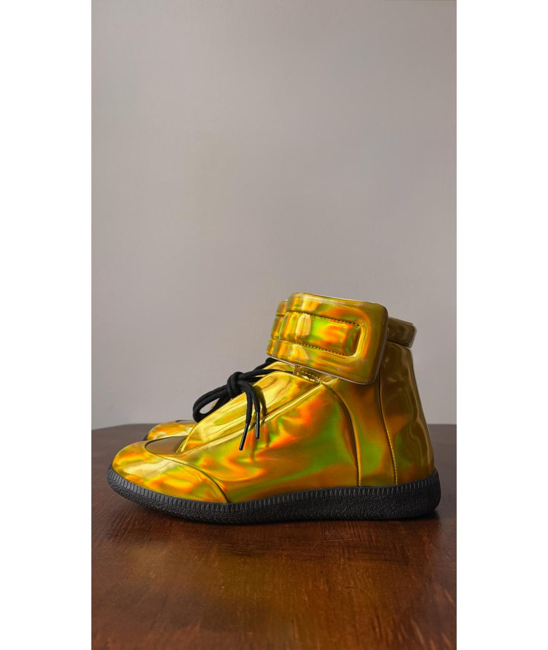 MAISON MARGIELA Желтые ботинки, фото 6