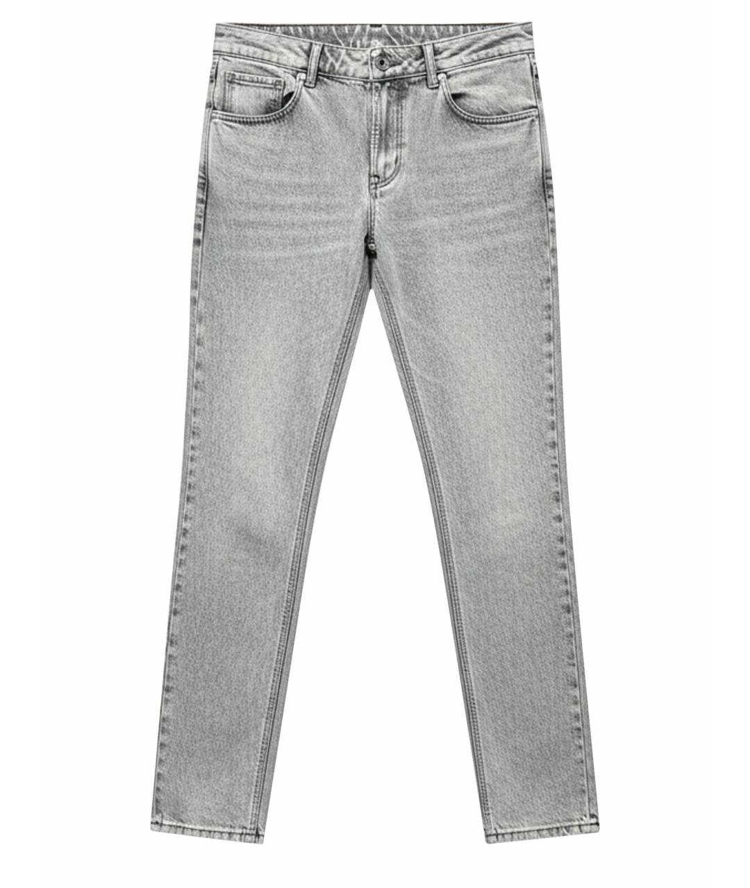BRUNELLO CUCINELLI Серые хлопковые джинсы, фото 1