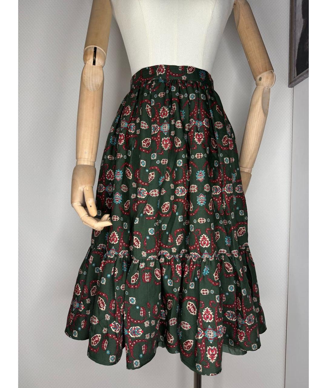 CHRISTIAN DIOR Мульти юбка миди, фото 2