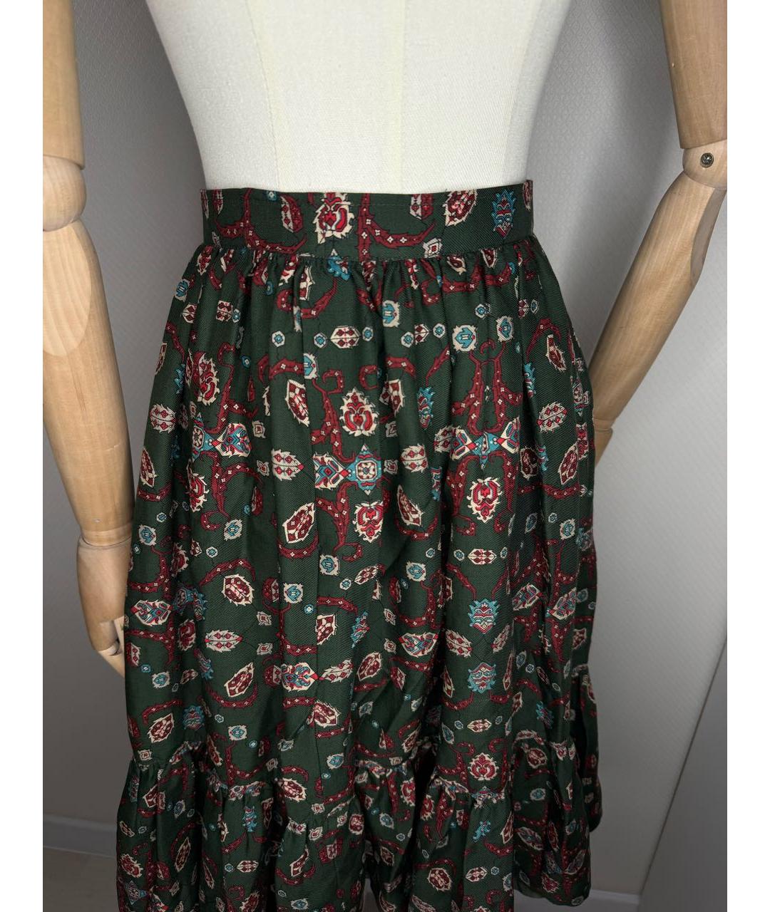 CHRISTIAN DIOR Мульти юбка миди, фото 6