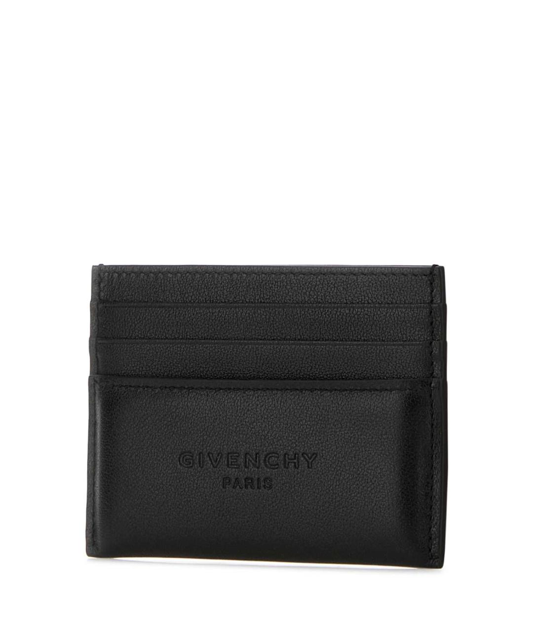 GIVENCHY Черный кожаный кардхолдер, фото 2