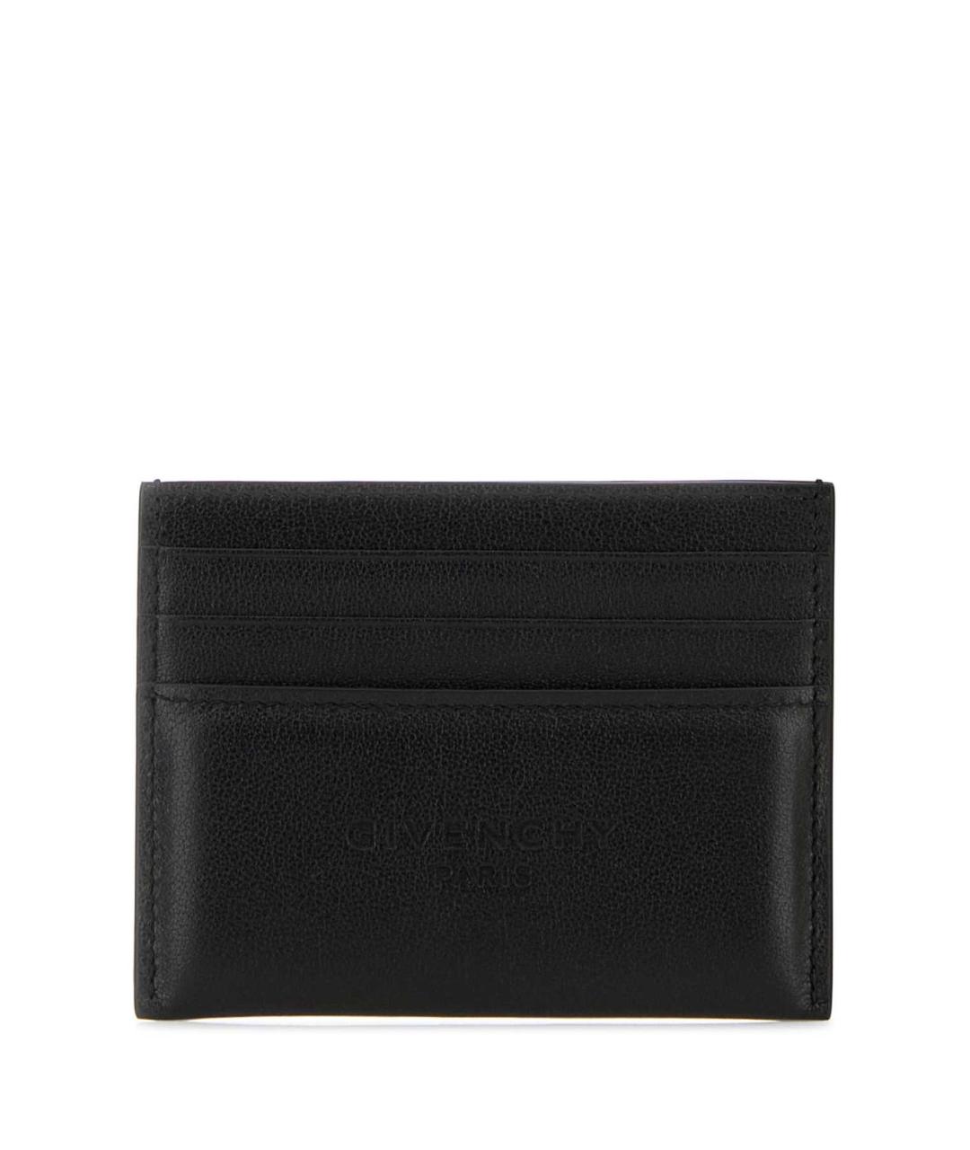 GIVENCHY Черный кожаный кардхолдер, фото 1