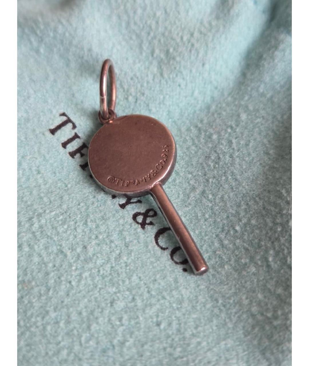 TIFFANY&CO Розовый серебряный кулон, фото 3