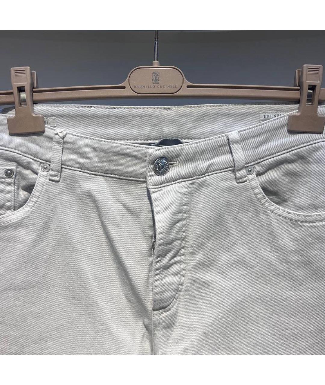 BRUNELLO CUCINELLI Хлопко-эластановые джинсы, фото 3