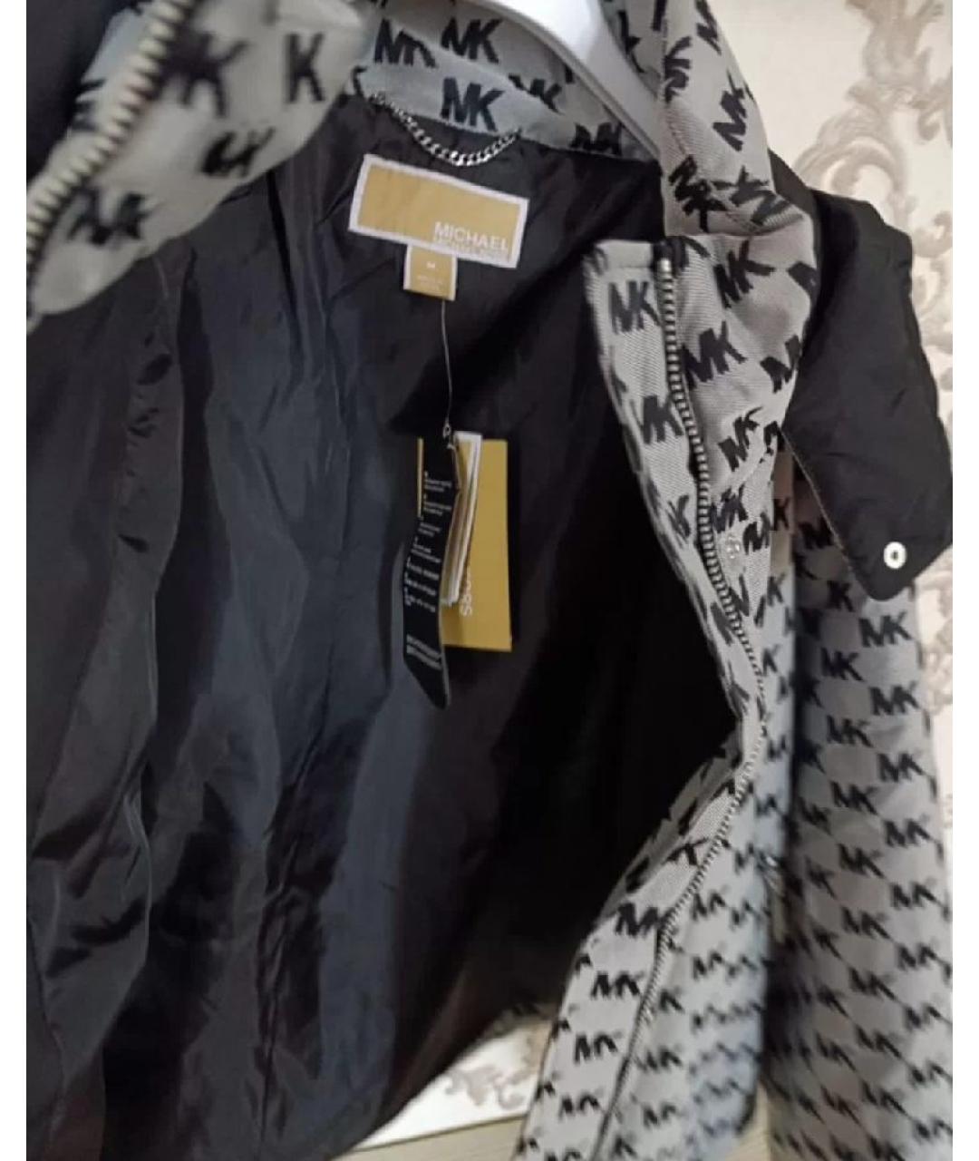 MICHAEL KORS Серая полиэстеровая куртка, фото 3