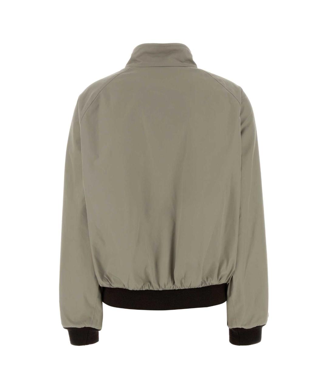 MIU MIU Серая хлопковая куртка, фото 2